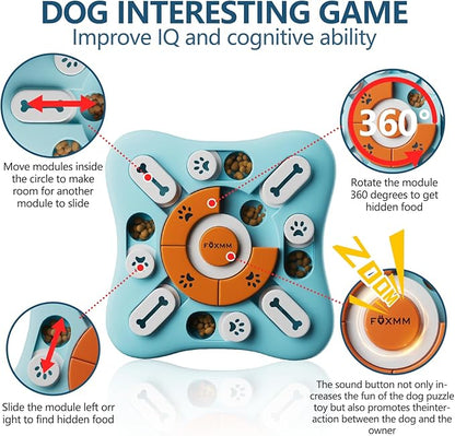 Dog Treat Puzzle Toys for IQ Training&Mental Stimulating
